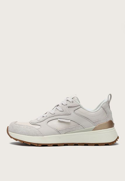 Tenis Lifestyle Beige-Marfil-Cobre Skechers Sunny Street - Sunshine Steps