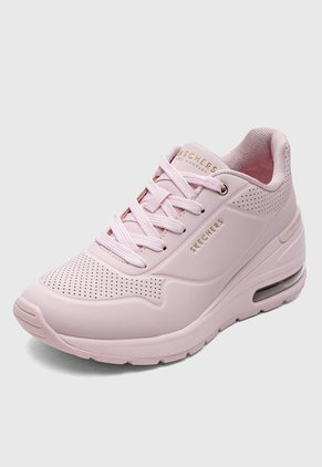 Tenis Skechers Million Air - Elevated Air Rosa
