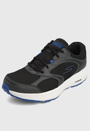 Tenis Running Gris-Negro-Blanco Skechers Consistent