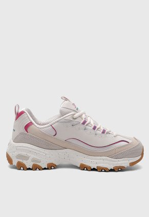 Tenis Outdoor Rosa-Beige-Fucsia Skechers D'lites - Bold Views