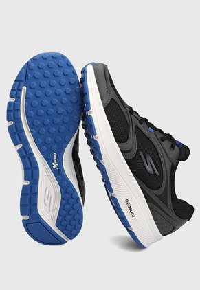 Tenis Running Gris-Negro-Blanco Skechers Consistent