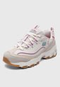 Tenis Outdoor Rosa-Beige-Fucsia Skechers D'lites - Bold Views de Skechers