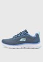 Tenis Running Azul-Blanco SKECHERS Flex Appeal 5.0 de Skechers