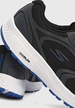 Tenis Running Gris-Negro-Blanco Skechers Consistent