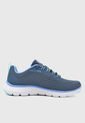 Tenis Running Azul-Blanco SKECHERS Flex Appeal 5.0 de Skechers