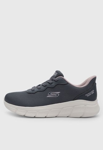 Tenis Lifestyle Skechers Bobs Sport B Flex Azul Grisáceo Skechers