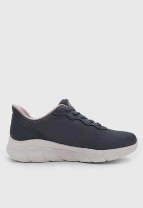 Tenis Lifestyle Skechers Bobs Sport B Flex Azul Grisáceo