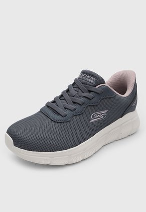 Tenis Lifestyle Skechers Bobs Sport B Flex Azul Grisáceo