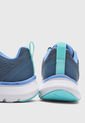 Tenis Running Azul-Blanco SKECHERS Flex Appeal 5.0 de Skechers