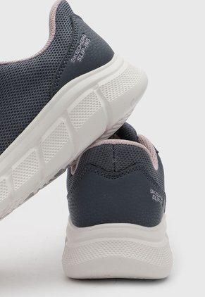 Tenis Lifestyle Skechers Bobs Sport B Flex Azul Grisáceo