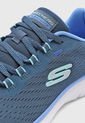 Tenis Running Azul-Blanco SKECHERS Flex Appeal 5.0 de Skechers