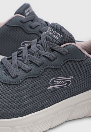 Tenis Lifestyle Skechers Bobs Sport B Flex Azul Grisáceo
