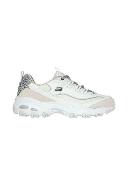 Tenis Skechers Para Mujer D´Lites Color Blanco Y Beige