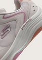 Tenis Lifestyle Palo Rosa-Blanco-Salmón Skechers D' Lux Fitnes de Skechers