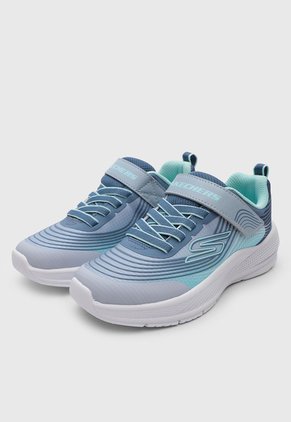 Tenis Lifestyle SKECHERS Microspec Advance Azul