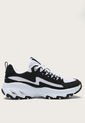 Tenis Lifestyle Negro-Blanco Skechers D'Lites Arch Fit - Better Me de Skechers