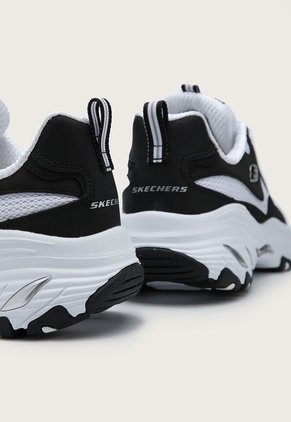 Tenis Lifestyle Negro-Blanco Skechers D'Lites Arch Fit - Better Me