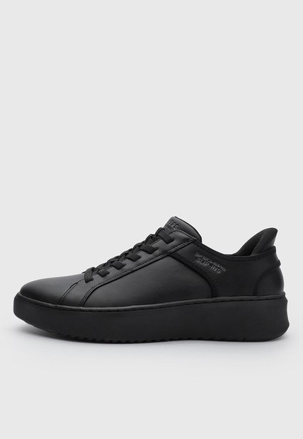 Tenis Casual Skechers Court Break  Negro