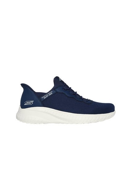 SKECHERS TENIS BOBS SQUAD CHAOS LIFE STYLE HOMBRE AZUL 
