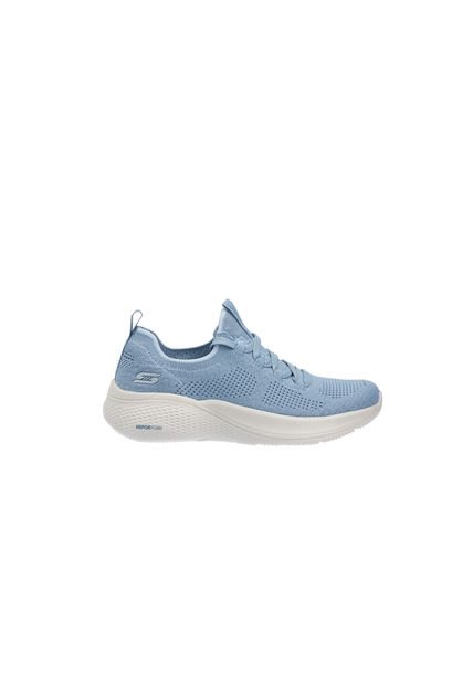 SKECHERS TENIS BOBS INFINITY LIFE STYLE DAMA AZUL 