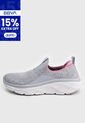 Tenis Skechers Relaxed Fit: D'Lux Walker 2.0 Gris de Skechers
