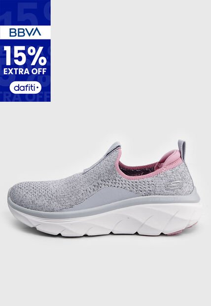 Tenis Skechers Relaxed Fit: D'Lux Walker 2.0 Gris