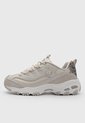 Tenis Lifestyle Skechers D'Lites Golden Chic Beige de Skechers