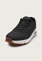 Tenis Running Negro-Blanco-Café Skechers Uno-Stand On Air de Skechers