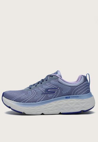 Tenis Training Azul-Blanco-Lila Skechers Max Cushioning Delta Skechers