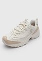 Tenis Lifestyle Skechers D'Lites Golden Chic Marfil de Skechers
