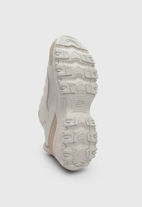 Tenis Lifestyle Skechers D'Lites Golden Chic Marfil