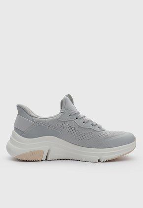 Tenis Lifestyle Skechers Bobs Sparrow Flex Gris