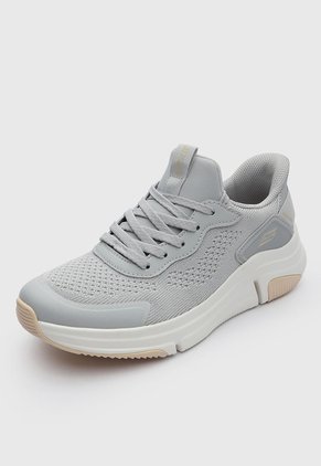 Tenis Lifestyle Skechers Bobs Sparrow Flex Gris