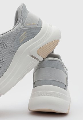 Tenis Lifestyle Skechers Bobs Sparrow Flex Gris