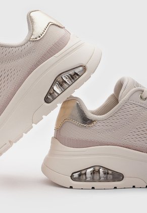 Tenis Lifestyle SKECHERS Uno Flex - Elevatin Beige