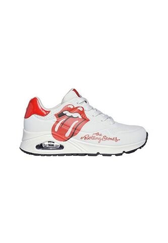 Tenis SKECHERS Para MUJER UNO - ROLLING STONES Color Blanco Y Rojo Skechers