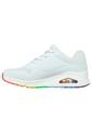 Tenis Skechers Uno - Rainbow Peaks Color Blanco - Multicolor Para Mujer de Skechers