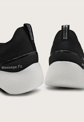 Tenis Running Negro-Gris-Blanco Skechers Go Walk-Massage Fit-Tidal