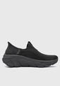 Tenis Training Negro Skechers Slip-ins: D'Lux Walker 2.0 Happy Step de Skechers