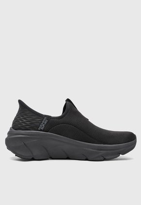 Tenis Training Negro Skechers Slip-ins: D'Lux Walker 2.0 Happy Step