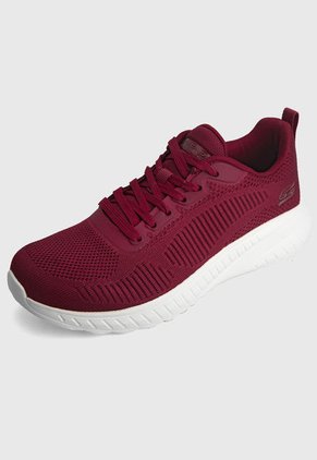 Tenis Running Rojo-Blanco Skechers