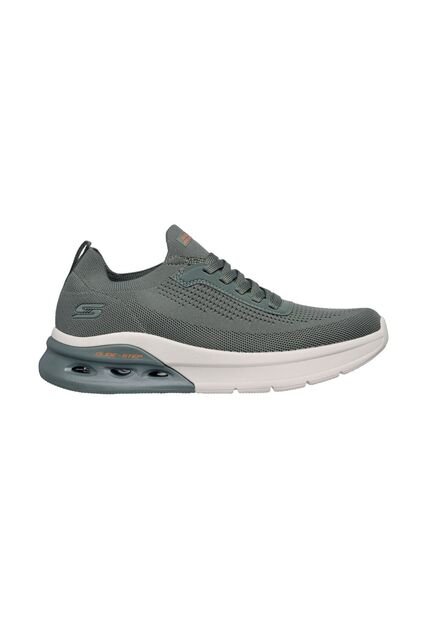 Tenis Skechers Hombre Bobs Arc Waves 2.0 Memory Foam Gris