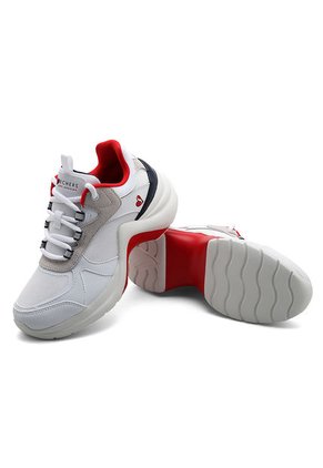 Tenis Lifestyle Blanco-Rojo-Azul Skechers Street Solei