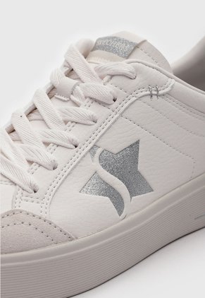 Tenis Lifestyle SKECHERS Hiland Illuminated Neutrals Blanco