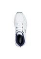 Tenis Skechers Hombre Durham Memory Foam Blanco Azul de Skechers