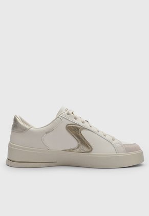 Tenis Lifestyle Skechers Hiland Quite Chic Beige