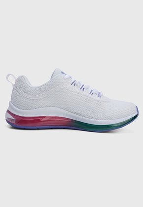 Tenis Running Blanco Multicolor Skechers
