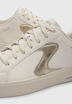 Tenis Lifestyle Skechers Hiland Quite Chic Beige