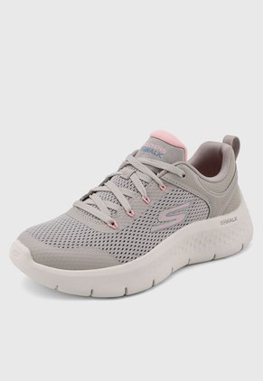 Tenis Training Taupé-Rosa SKECHERS Go Walk Flex Caley