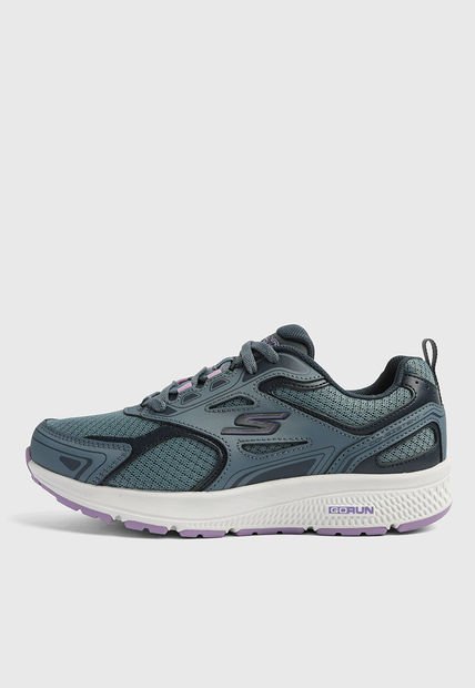 Tenis Running Azul Raf-Blanco-Violeta SKECHERS Go Run Consistent